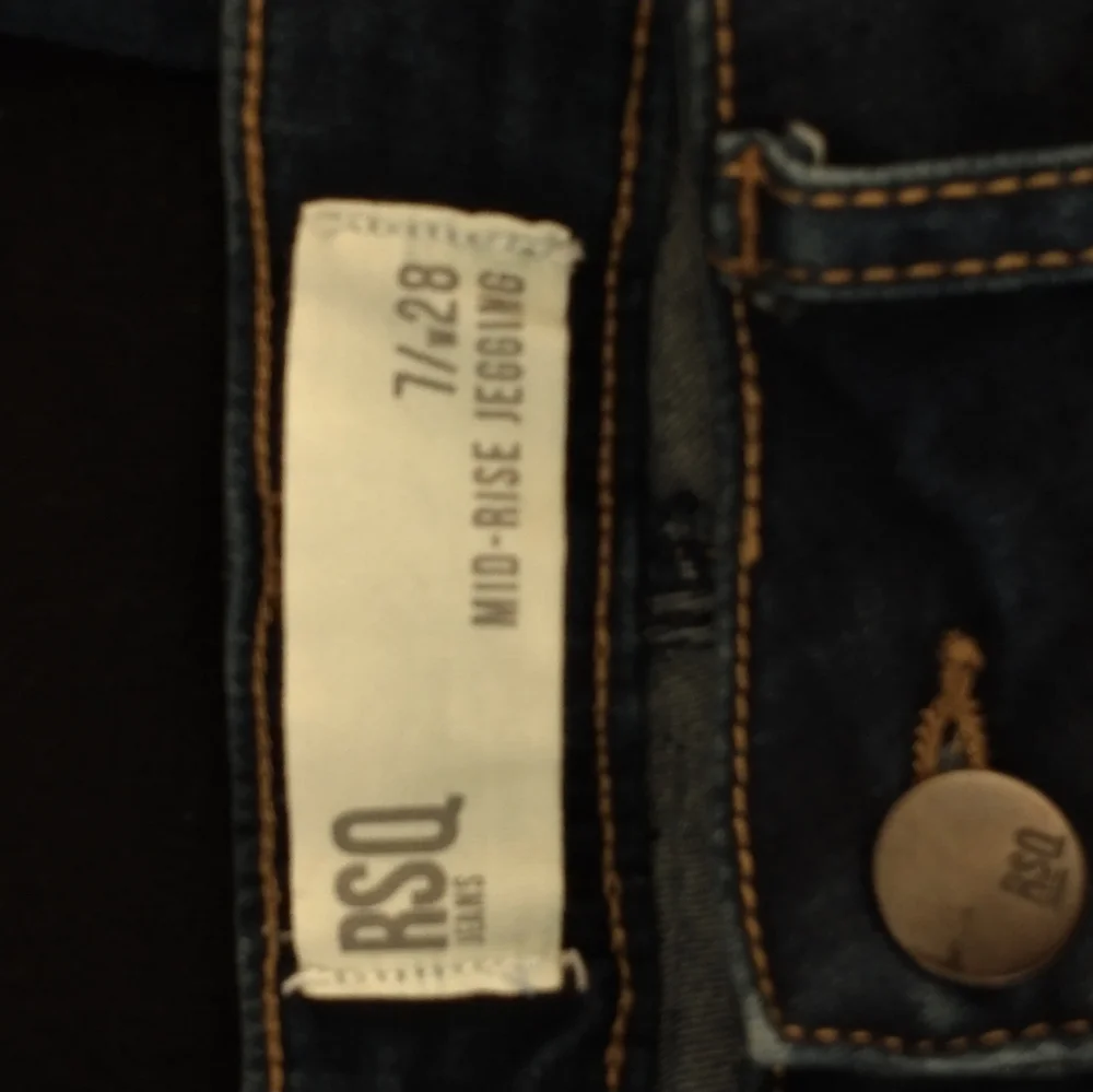 JEANS - RSQ Girls Jeans (2) pairs light & dark Mid-Rise… - Picture 3 of 7